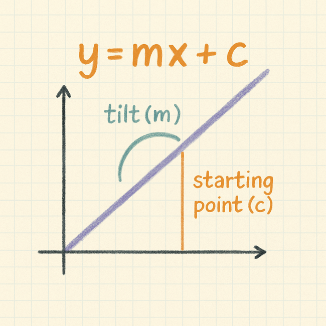 Equation of Line (Part 2): Visualize the Slope and Intercept