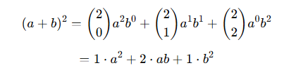 binomial theorem pattern